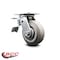 Service Caster 5 Inch Thermoplastic Rubber Caster with Roller Bearing and Total Lock Brake SCC SCC-TTL30S520-TPRRF - alternate 4